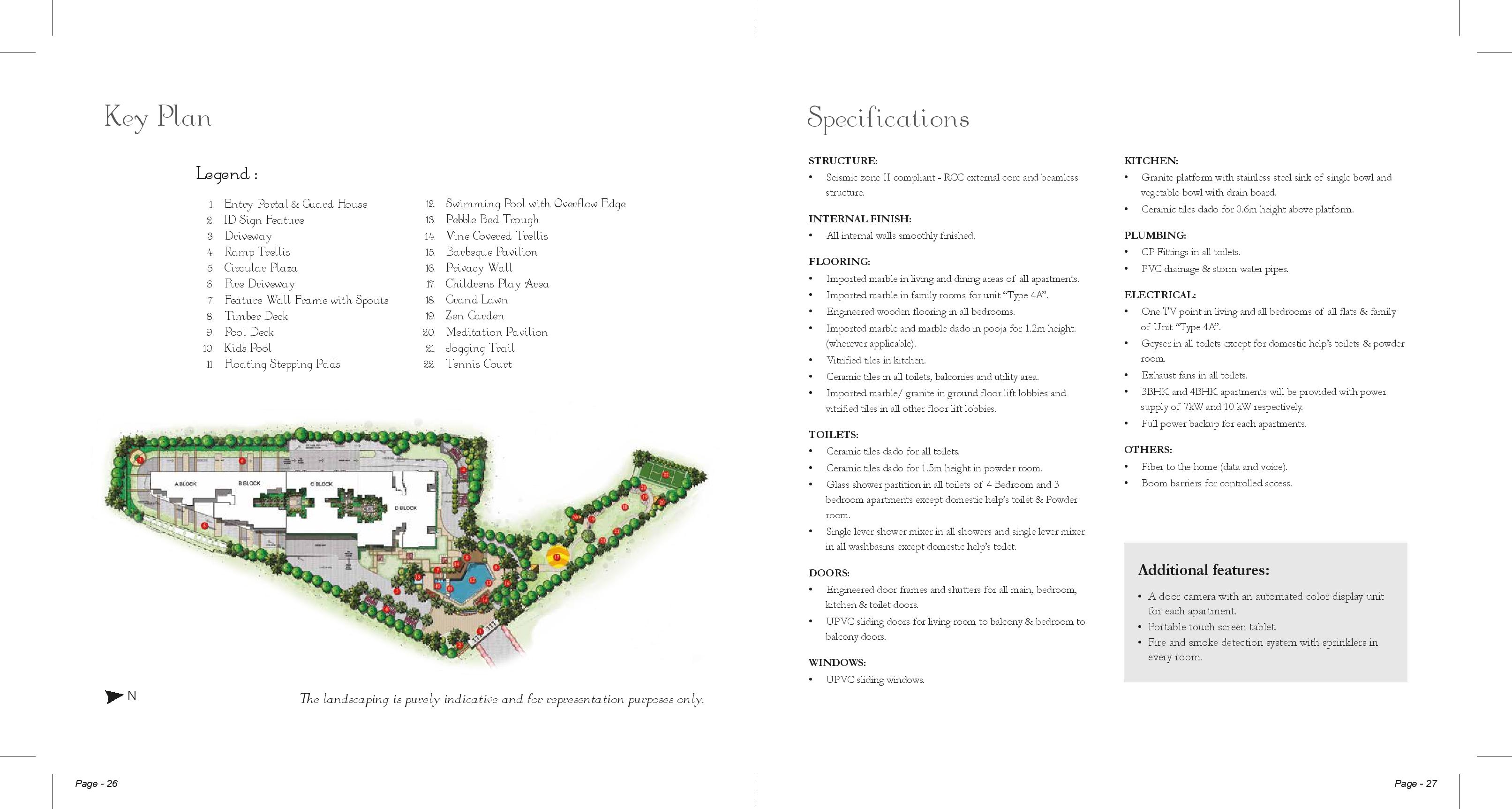 Adarsh Premia Landscape plan